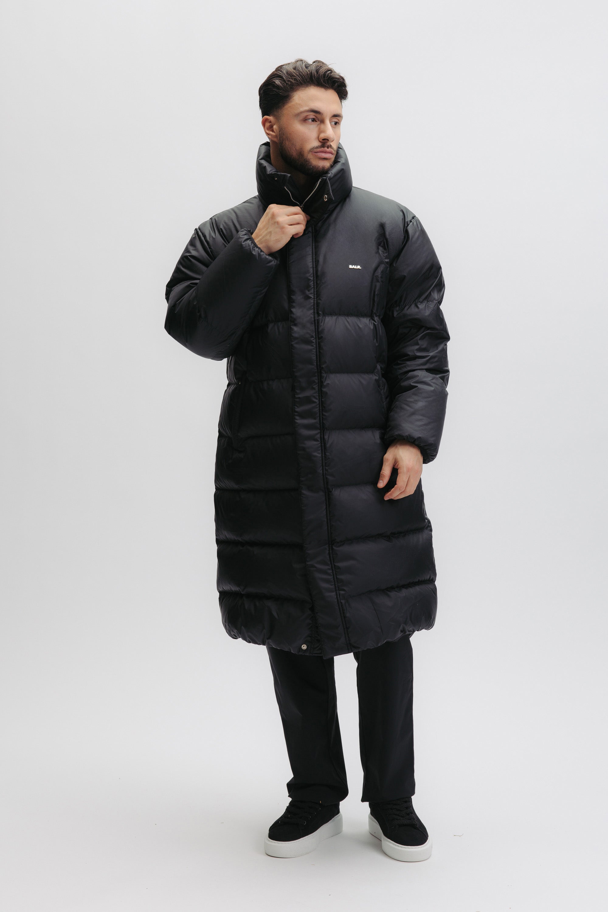 DEMY PUFFER JACKET - JET BLACK