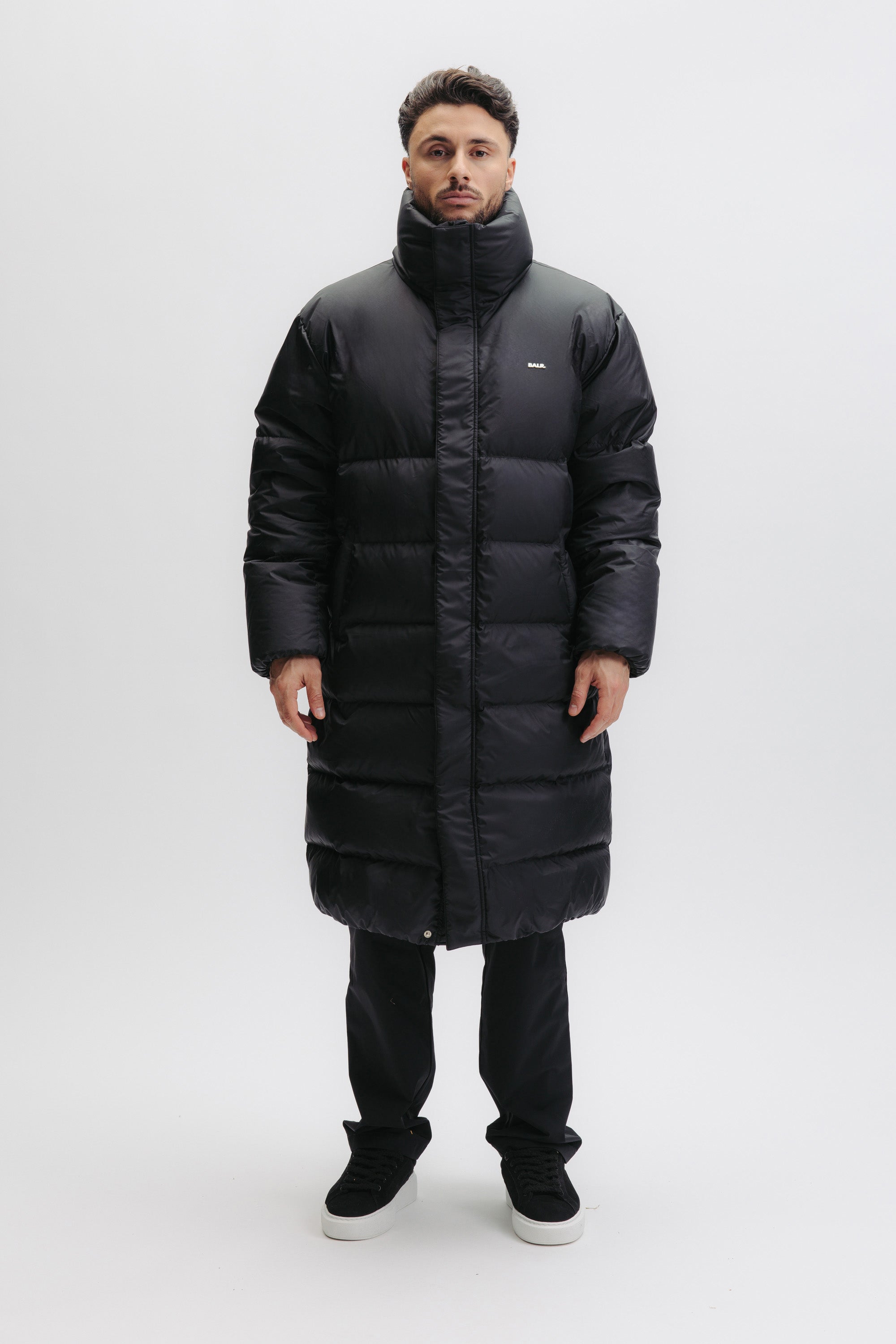 DEMY PUFFER JACKET - JET BLACK