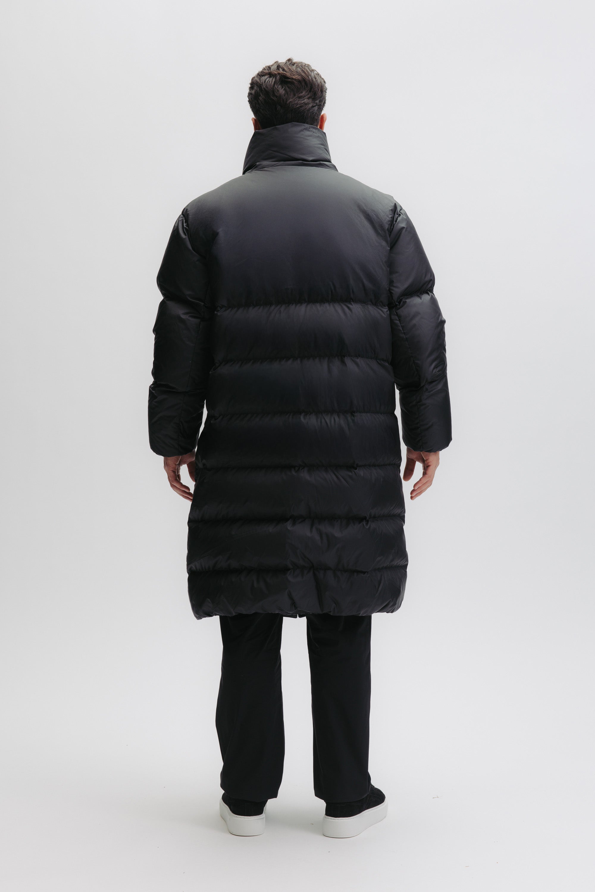 DEMY PUFFER JACKET - JET BLACK