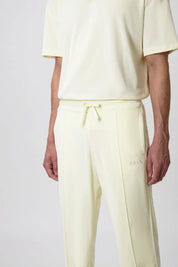 BRAND LUXE REGULAR STRAIGHT FIT PANTS-White Swan