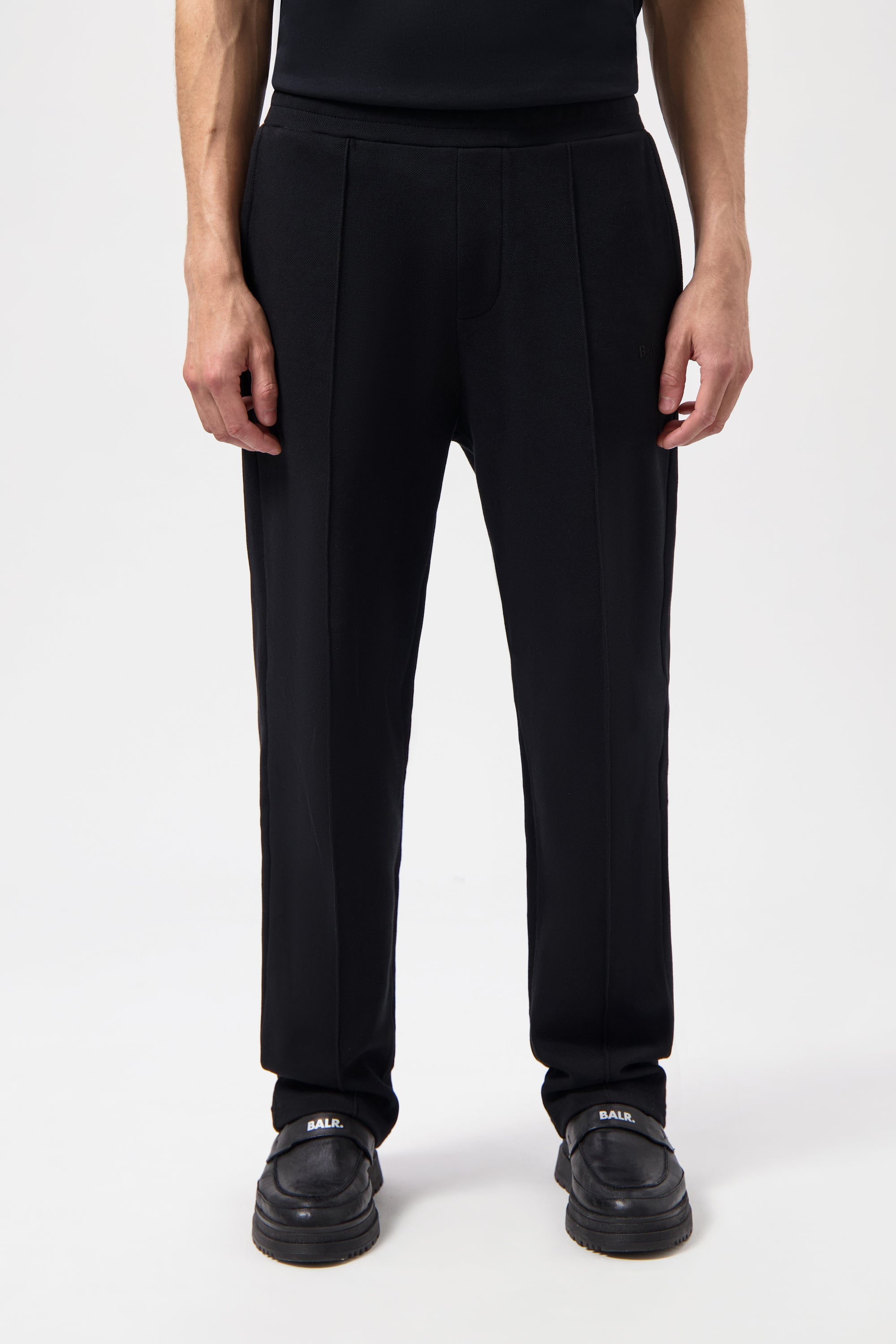 GAME DAY REGULAR STRAIGHT FIT PANTS-JET BLACK