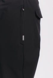 HEX-SERIES CUFFED TRACK PANTS - JET BLACK