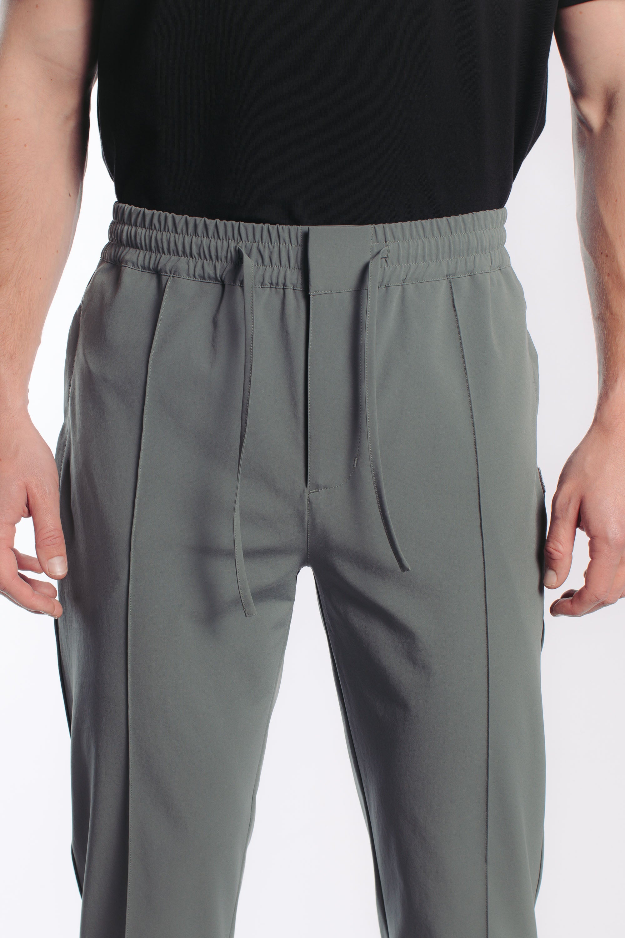 HEX-SERIES CUFFED TRACK PANTS - BALSAM GREEN