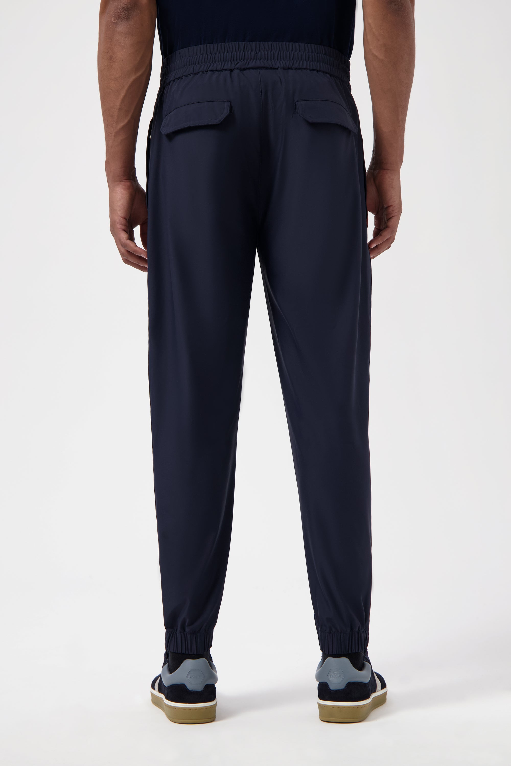 HEX-SERIES CUFFED TRACK PANTS-SPACE NAVY