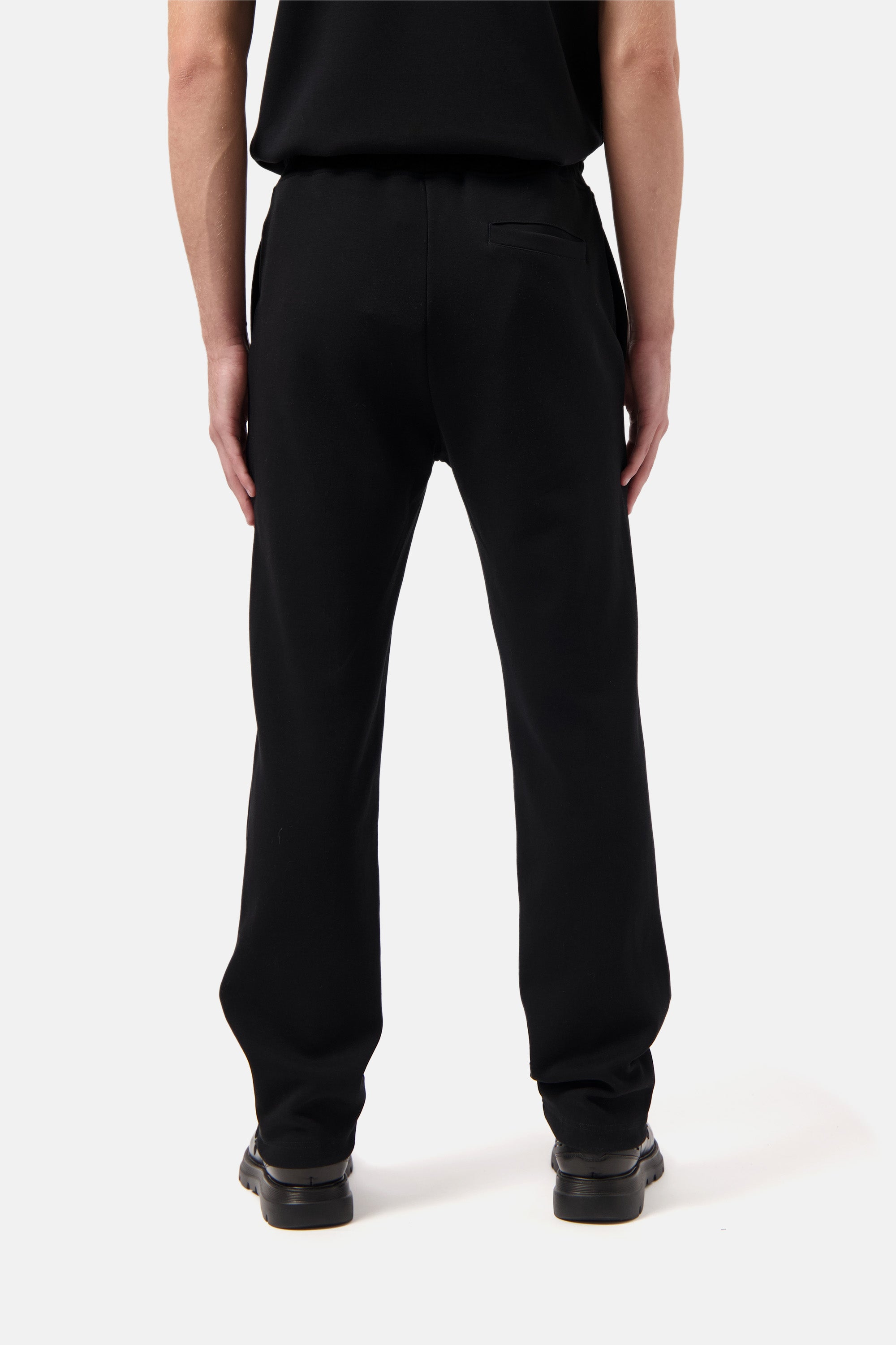 Q-SERIES SPLIT PANTS-JET BLACK