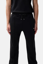 Q-SERIES SPLIT PANTS-JET BLACK