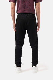 TAPE TRACK SWEATPANTS-JET BLACK