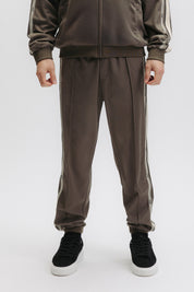 TAPE TRACK SWEATPANTS - TARMARC GREY