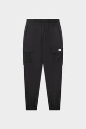 HEXLINE REGULAR FIT TRACK PANTS-Jet Black