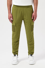 HEXLINE REGULAR FIT TRACK PANTS-Sphagnum