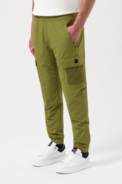 HEXLINE REGULAR FIT TRACK PANTS-Sphagnum