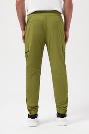 HEXLINE REGULAR FIT TRACK PANTS-Sphagnum