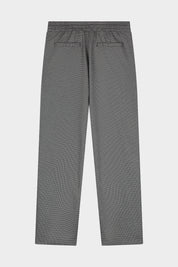 TAPE STRAIGHT TRACK PANTS - BLACK HOUNDSTOOTH