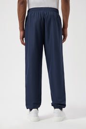 HEX JACQUARD RELAXED TRACK PANTS-SPACE NAVY