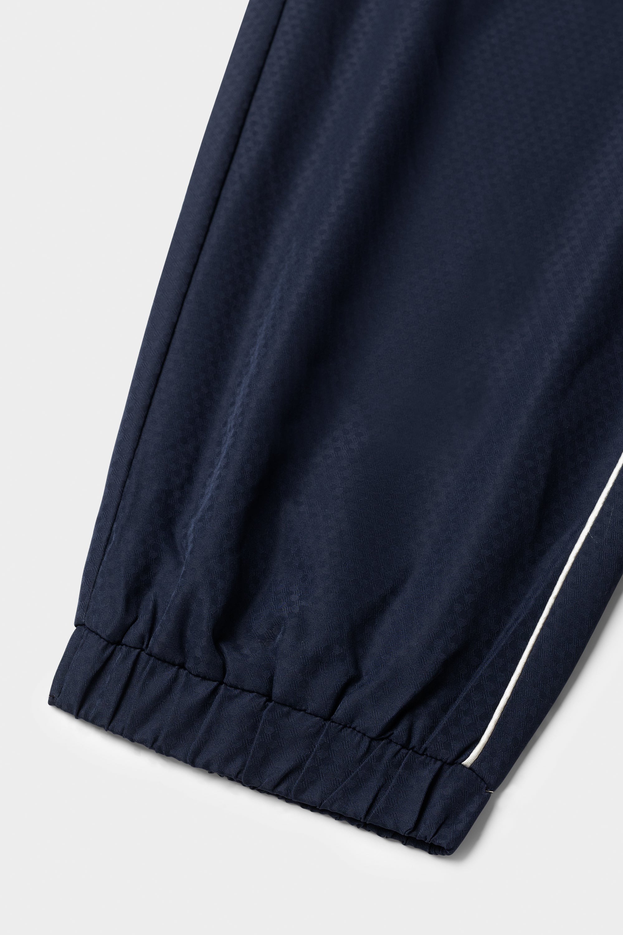 HEX JACQUARD RELAXED TRACK PANTS-SPACE NAVY