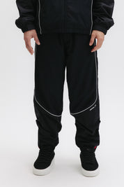 GOTL RELAXED TRACK PANTS - JET BLACK