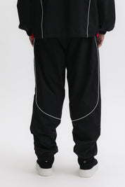GOTL RELAXED TRACK PANTS - JET BLACK
