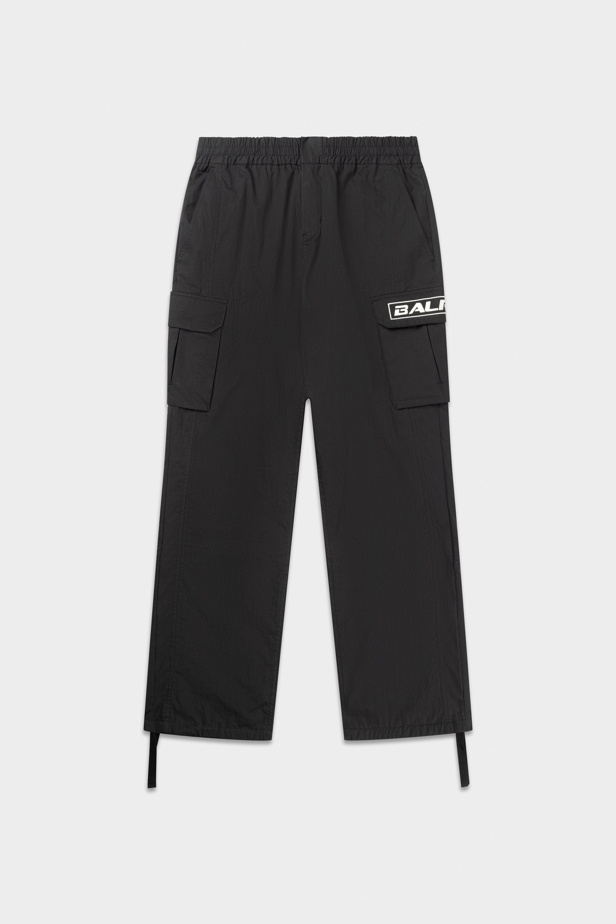 THE CLUB STRAIGHT FIT CARGO PANTS-Jet Black