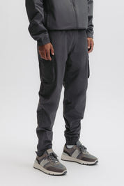 TECH CUFFED CARGO PANTS - VOLCANIC GREY