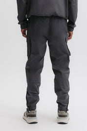 TECH CUFFED CARGO PANTS - VOLCANIC GREY