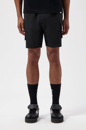 TECH CARGO SHORTS-JET BLACK