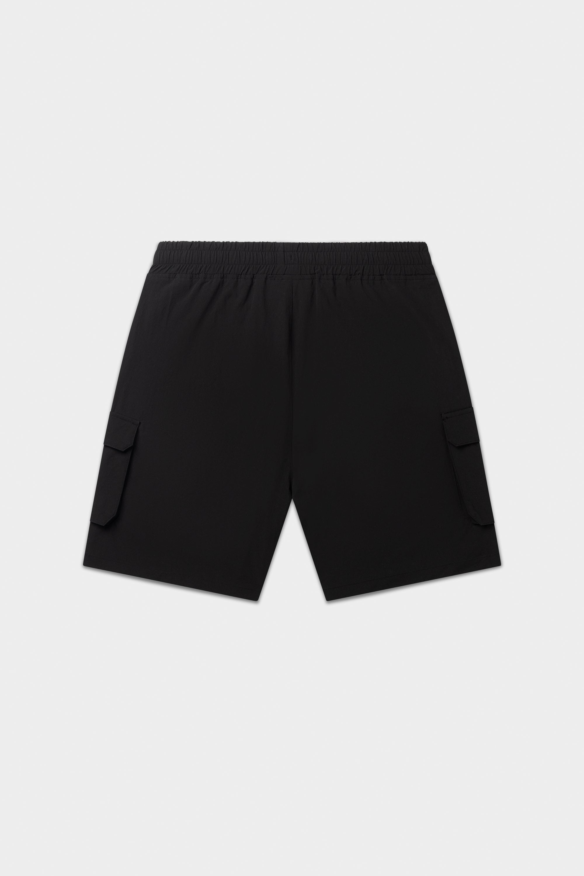 TECH CARGO SHORTS-JET BLACK