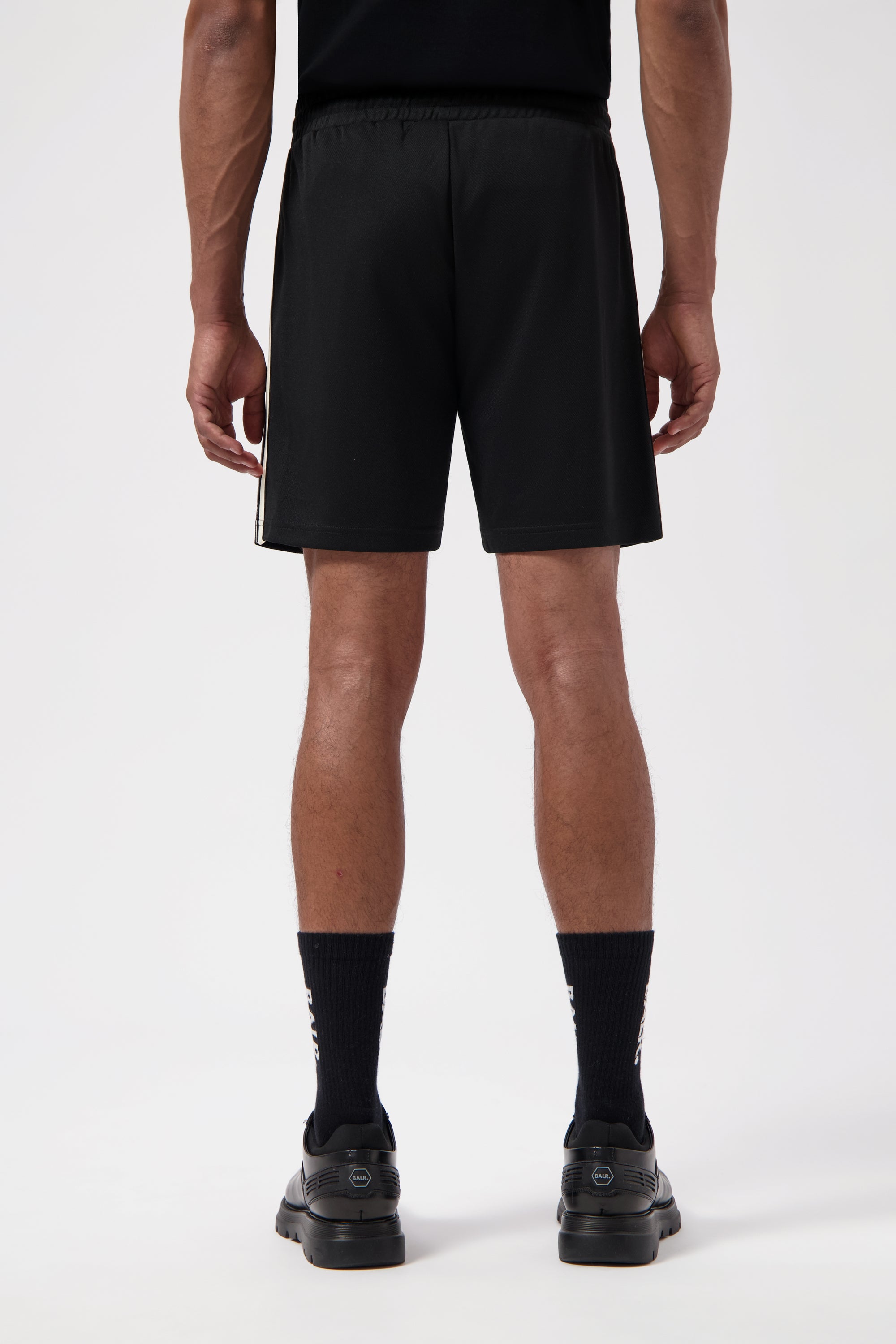 TAPE SHORTS-JET BLACK