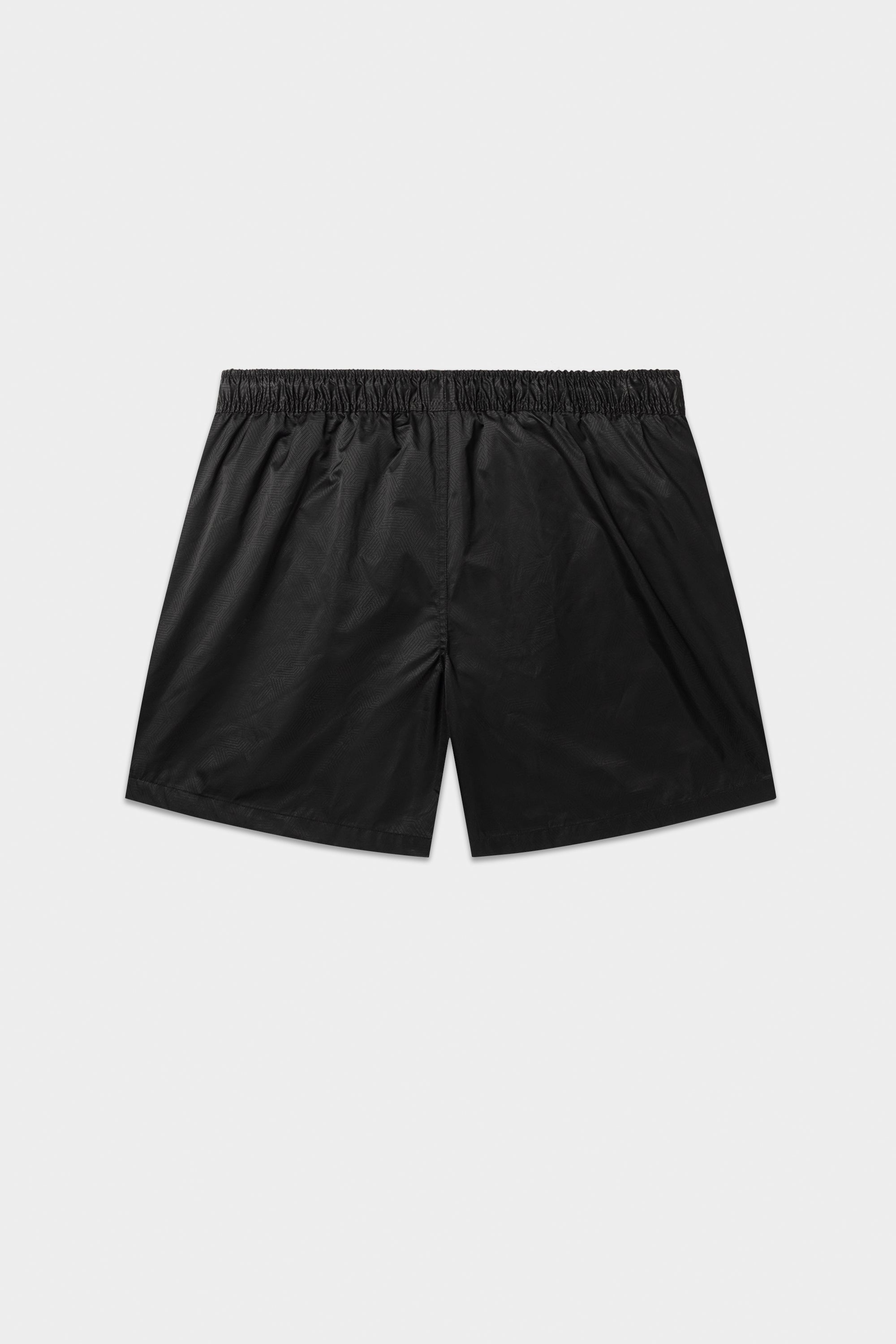 MONOGRAM SHORTS-JET BLACK