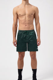 MONOGRAM SHORTS-BOTANICAL GREEN