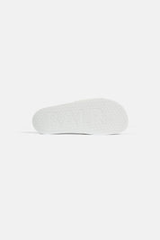 BEACH SLIDE-WHITE/BLACK