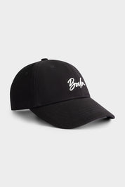 IDENTITY SCRIPT DAD CAP - JET BLACK