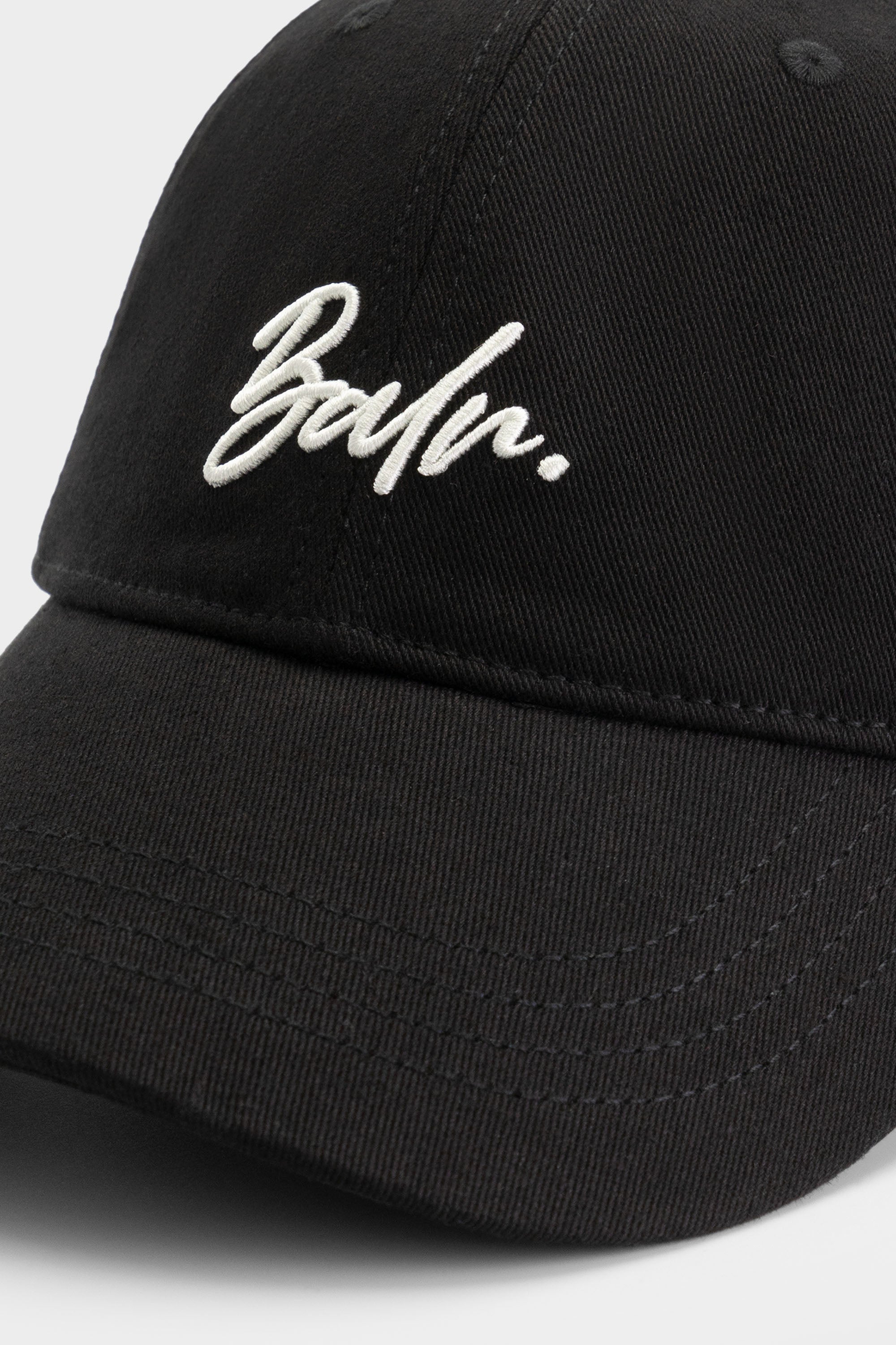 IDENTITY SCRIPT DAD CAP - JET BLACK