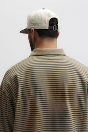 IDENTITY SCRIPT BASEBALL CAP - DEEP BROWN