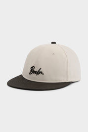IDENTITY SCRIPT BASEBALL CAP - DEEP BROWN