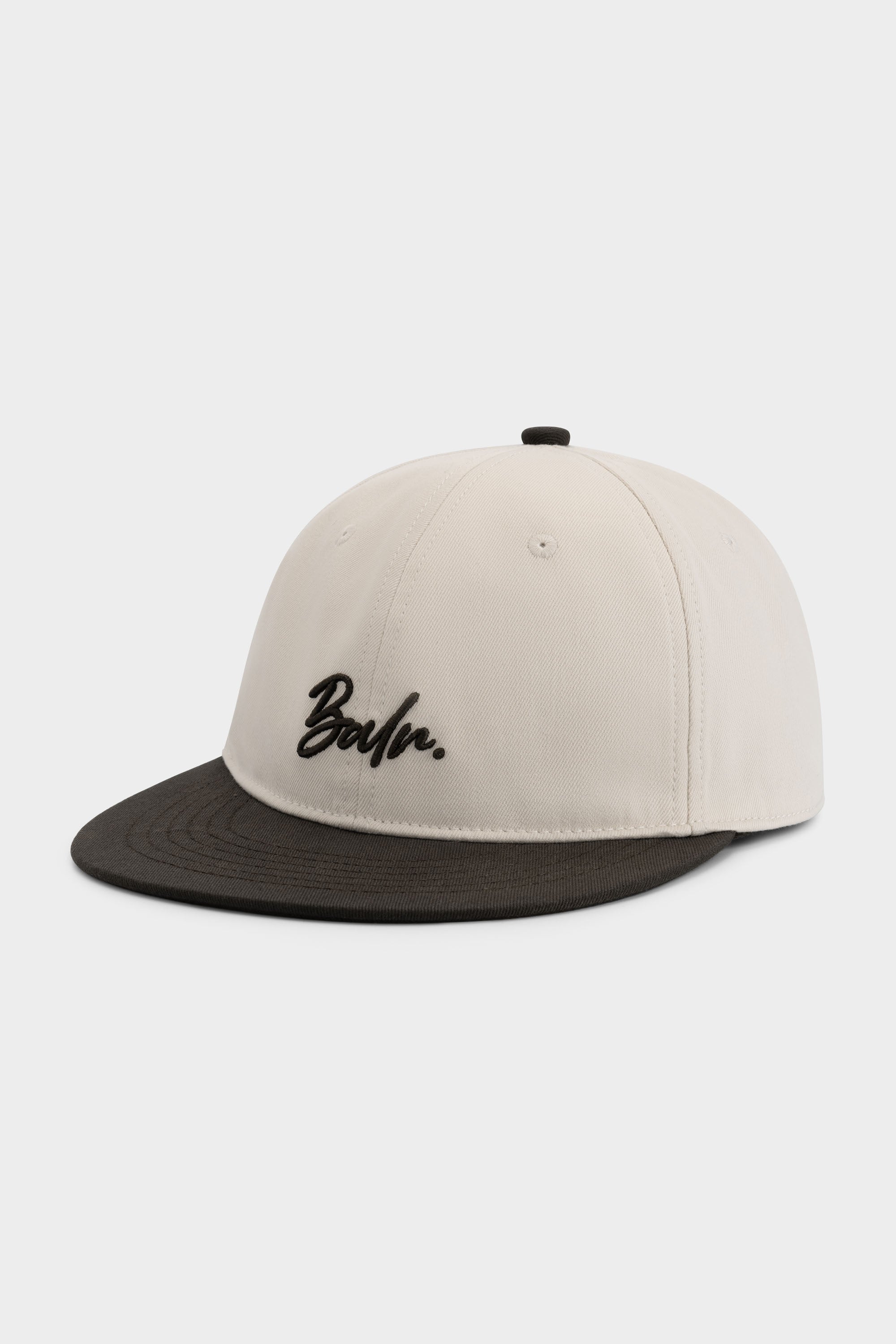 IDENTITY SCRIPT BASEBALL CAP - DEEP BROWN