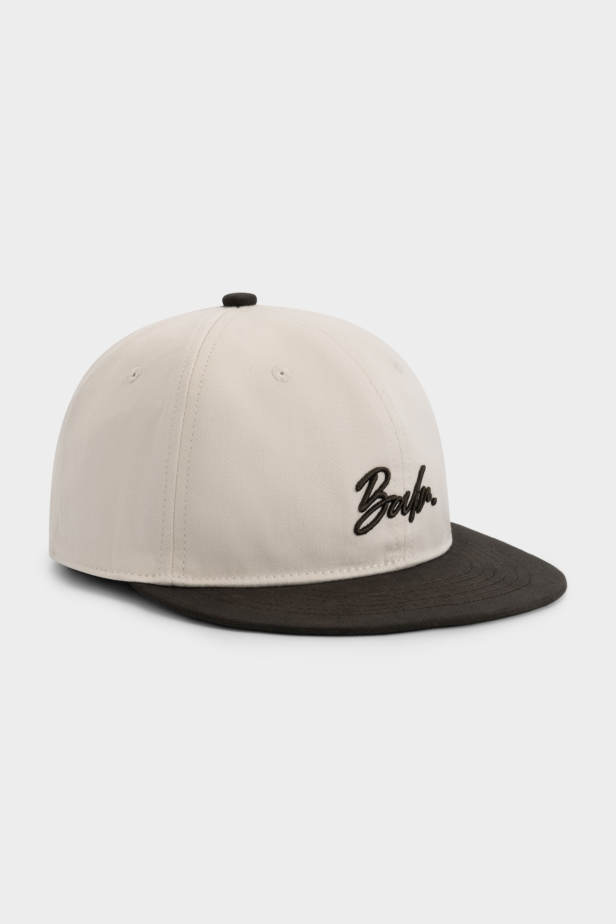 IDENTITY SCRIPT BASEBALL CAP - DEEP BROWN