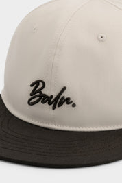 IDENTITY SCRIPT BASEBALL CAP - DEEP BROWN