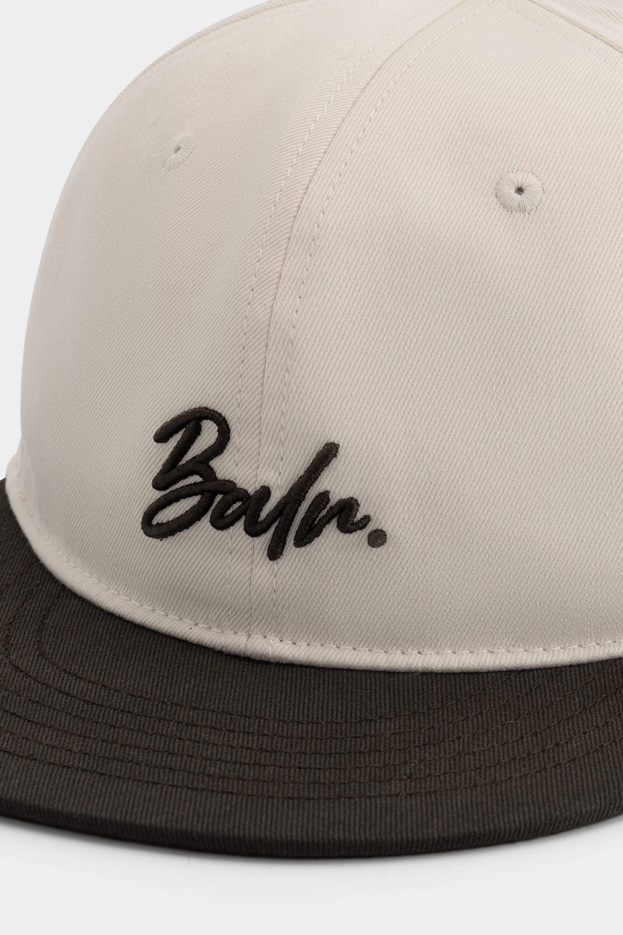 IDENTITY SCRIPT BASEBALL CAP - DEEP BROWN