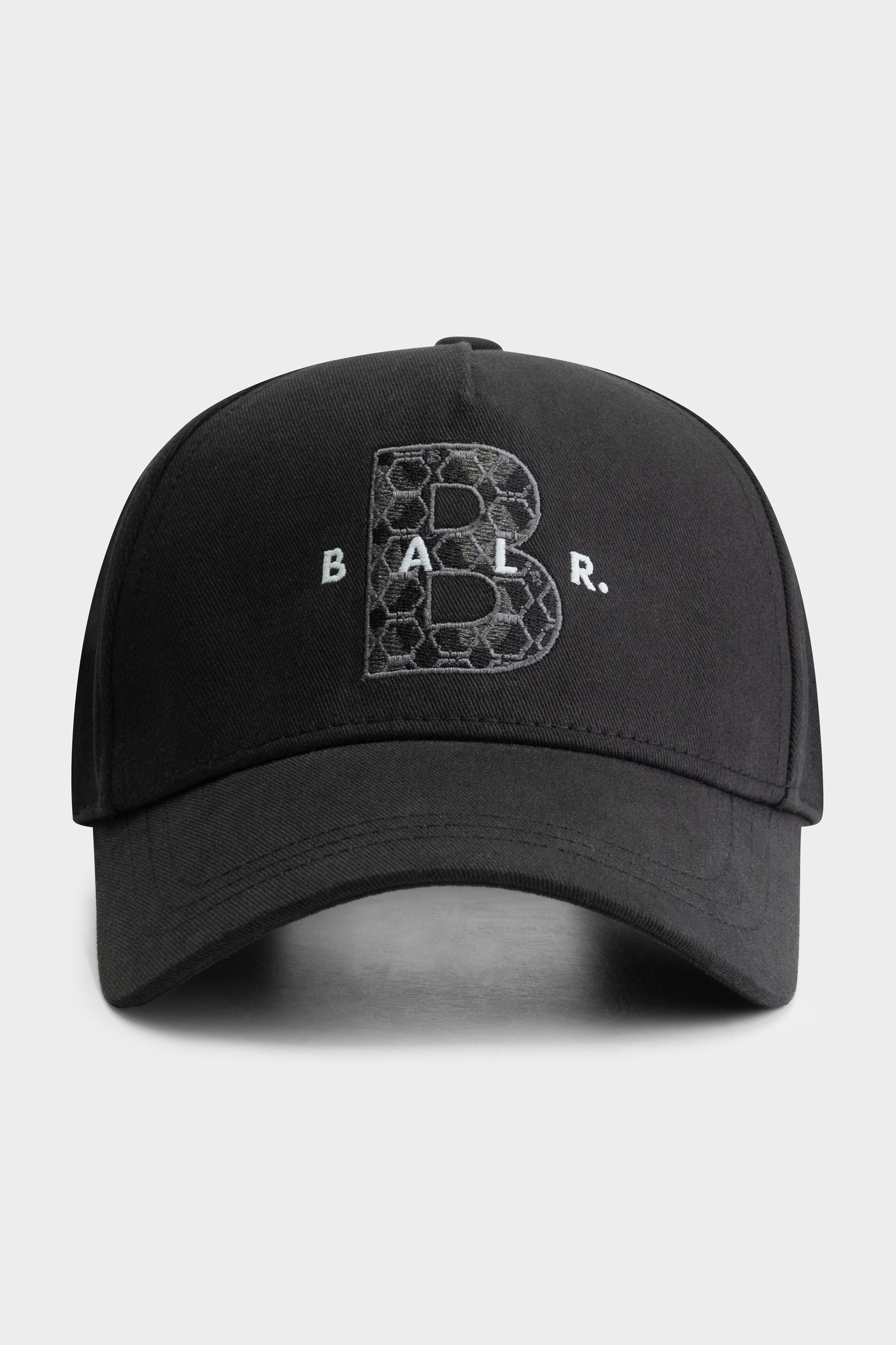 BALR. MONOGRAM COTTON CAP / JET BLACK