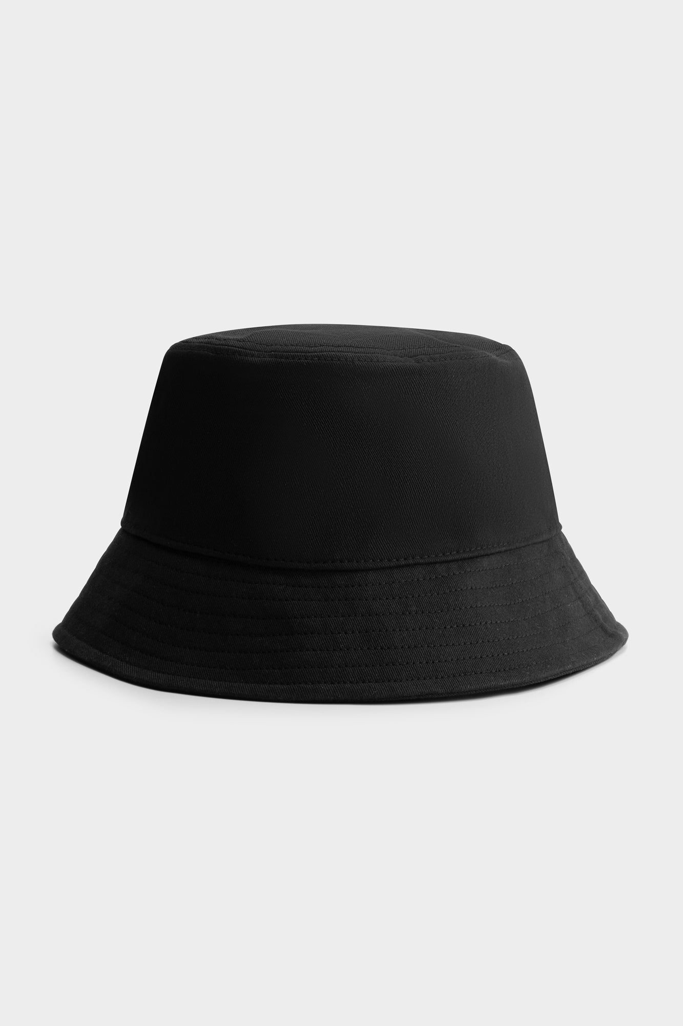 LOGO BUCKET HAT-JET BLACK