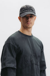 URBAN WASHED DAD CAP - VOLCANIC GREY