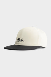 IDENTITY BASEBALL CAP-LIGHT BEIGE/JET BLACK