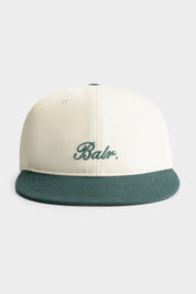 IDENTITY BASEBALL CAP-LIGHT BEIGE/BOTANICAL GREEN