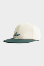 IDENTITY BASEBALL CAP-LIGHT BEIGE/BOTANICAL GREEN