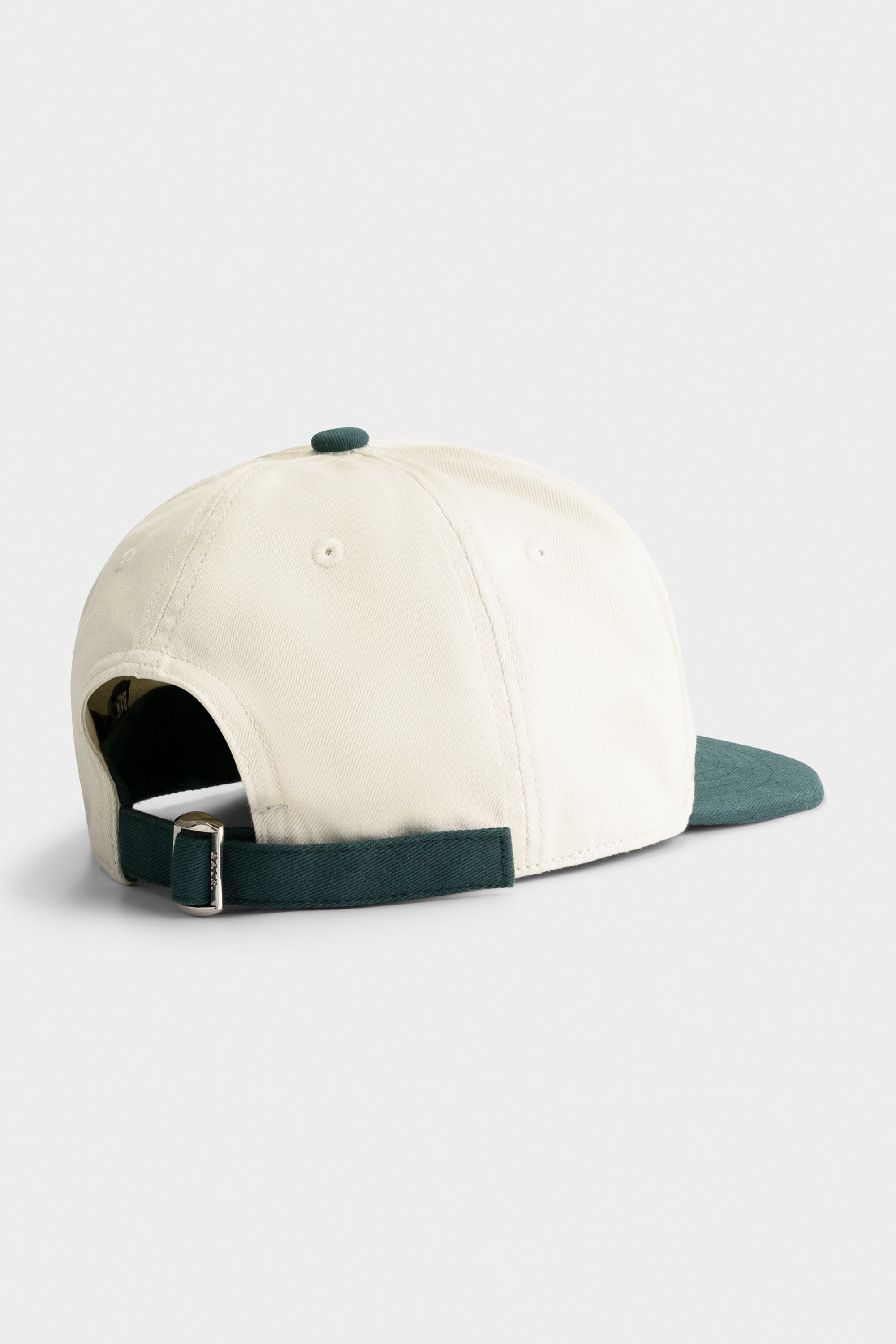 IDENTITY BASEBALL CAP-LIGHT BEIGE/BOTANICAL GREEN