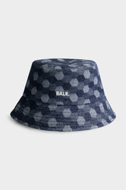 HEX JACQUARD BUCKET HAT-INDIGO