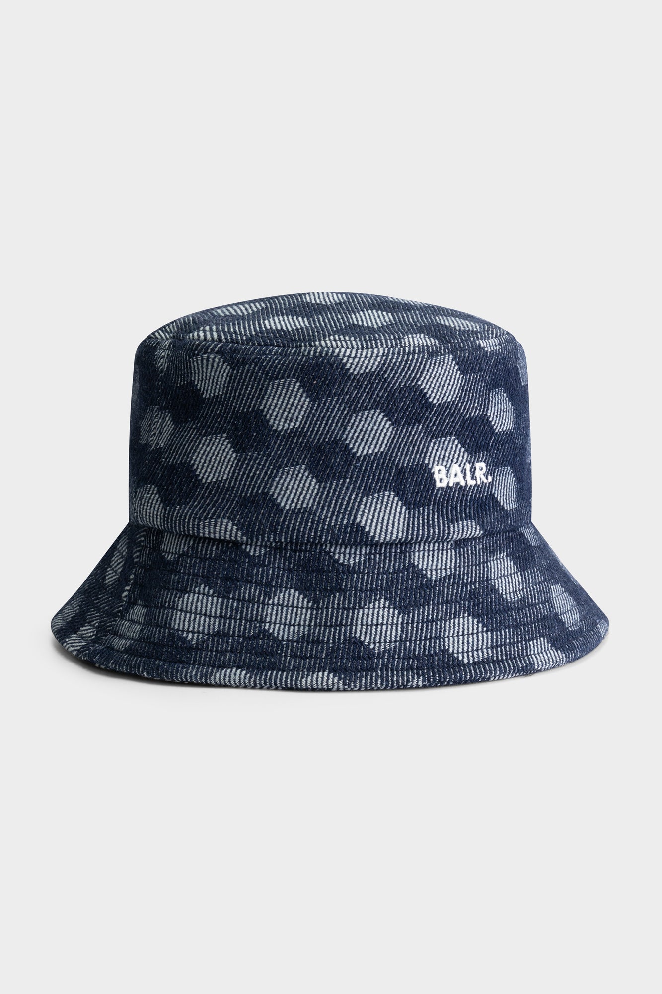 HEX JACQUARD BUCKET HAT-INDIGO