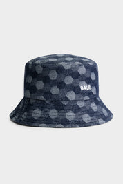 HEX JACQUARD BUCKET HAT-INDIGO