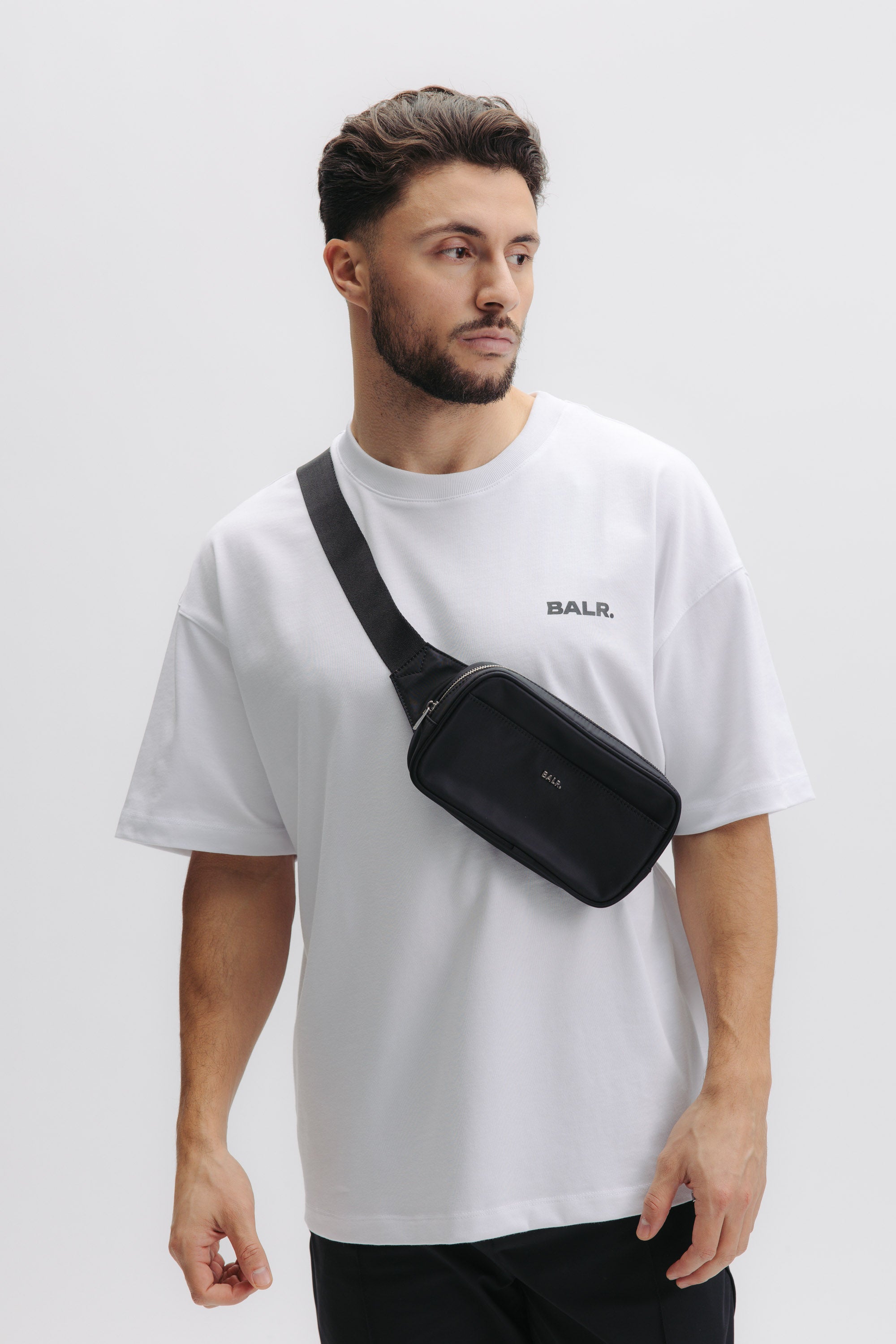 NYLON CLASSIC WAISTBAG - JET BLACK