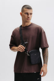 NYLON CLASSIC CROSSBODY BAG - JET BLACK